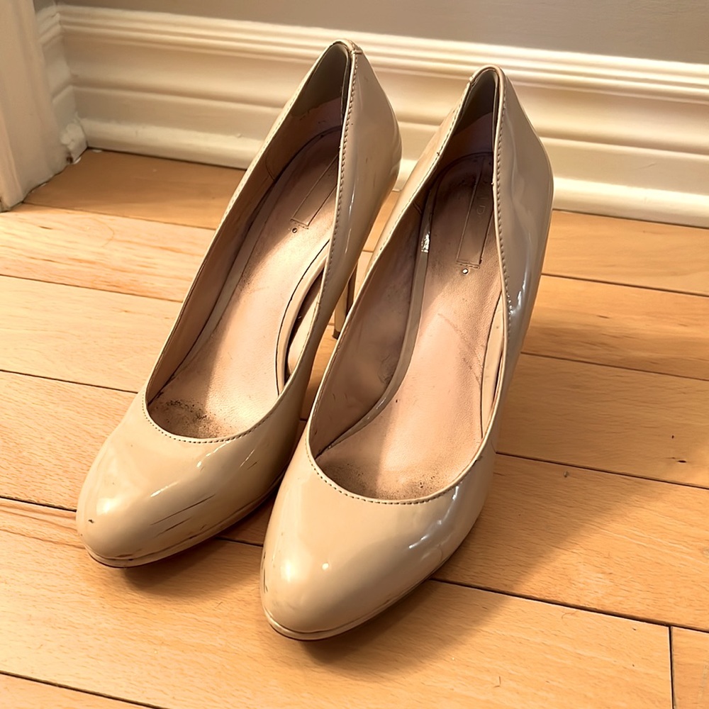 Aldo cream heels, size 7.5